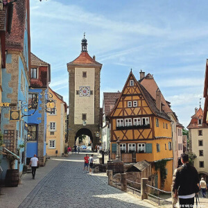 Rothenburg ob der Tauber in Duitsland